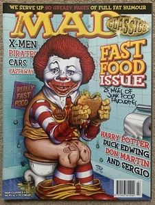MAD MAGAZINE Australian "Classics" Special Edition No.25 2011 X-Men McDonalds - Picture 1 of 1