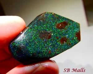 81 Cts. HONDURAS BLACK MATRIX HONDURAN OPAL RUB ROUGH LOT 2103 - Picture 1 of 5