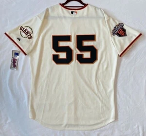 Authentic MAJESTIC 52 2XL SAN FRANCISCO GIANTS TIM LINCECUM 2010 ON FIELD Jersey - Picture 1 of 6