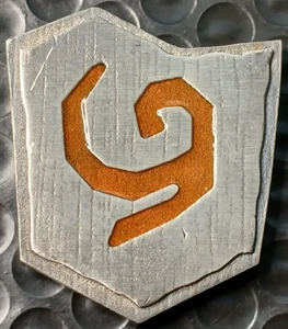 1,77 Unzen 999 Feinsilber Legend of Zelda Deku Schild emailliert stapelbar 157/250 - Bild 1 von 4