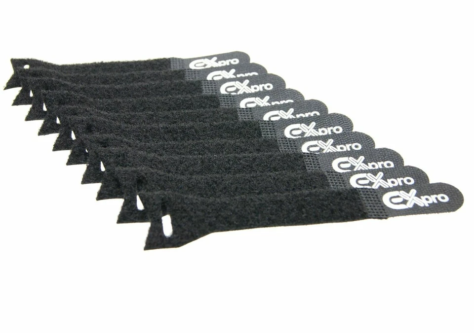 Ex-pro Reusable Nylon Strap Hook Loop HIFI Audio HDMI Cable Lead Pull Ties