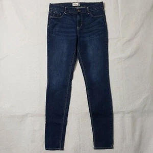 Jordache Super Skinny Jeans Juniors Girls 18 Stretch Dark Wash Blue Denim 29X29 - Picture 1 of 12