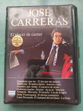 Jose carreras el Pleasure de Singing Spain Edition 1983 2 X Cinta Tape Cassette