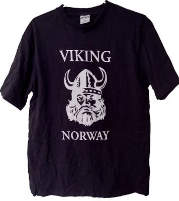 Camiseta Preta Norway Viking Laws GG Be Brave And Aggressive Thor Ragnarök Odin - Imagem 1 de 4