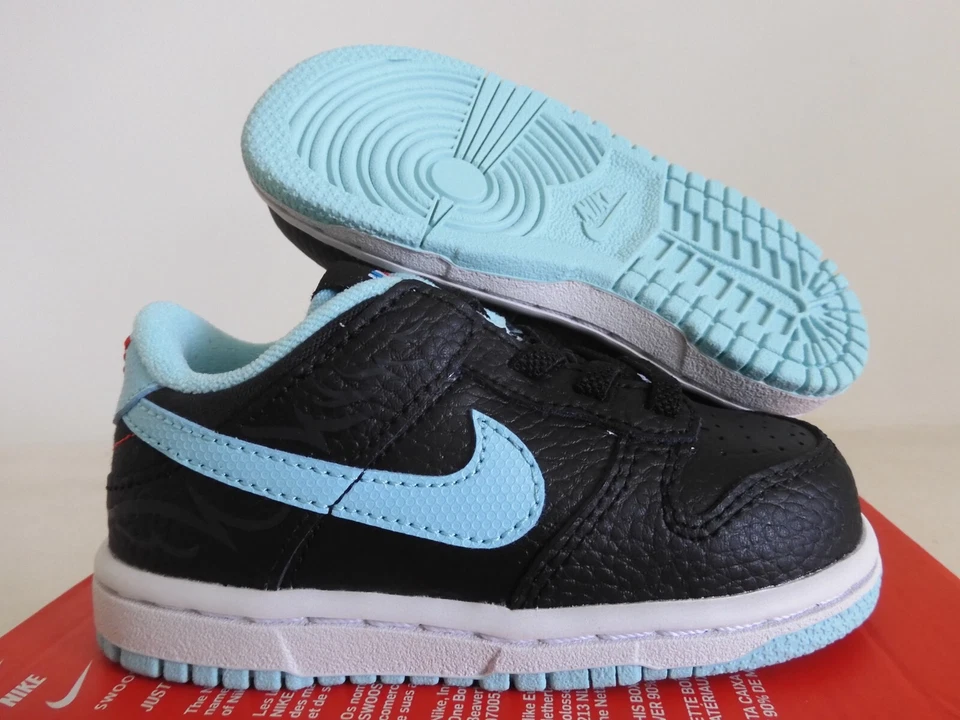 Nike Dunk Low SE TD ‘Barber Shop - Black’ DH9760 001 Size 7C