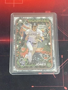 Nolan Jones 2024 Topps Holiday #H115 Holiday Tree Parallel Colorado Rockies - Picture 1 of 2