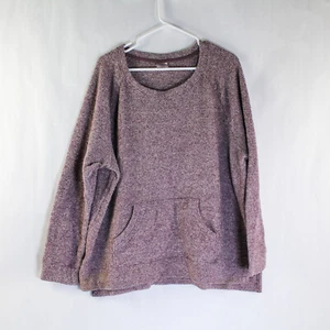 Secret Treasures Plus Size 2X Purple Long Sleeve Sleepwear Pullover Top - Picture 1 of 5