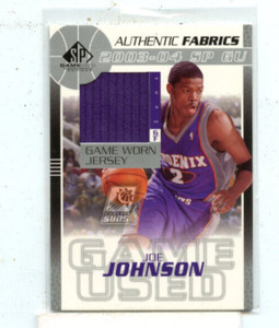 JOE JOHNSON 2003-04 Upper Deck SP Game Used Authentic Fabrics Jersey Relic JJ-J