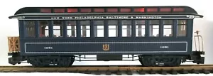 BACHMANN #1057 NY,PHILADELPHIA,BALTIMORE & WASH OBSERVATION CAR W/LIGHTING - Picture 1 of 5