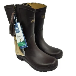 Bota de lluvia Joules Rosalind marrón para mujer talla 6 - Imagen 1 de 5