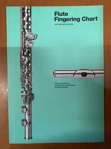 Flute fingering chart for flute and piccolo - Foto 1 di 1