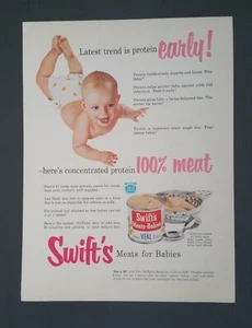 Pubblicità vintage 1953 Swifts cibo per bambini originale pagina completa - Foto 1 di 1