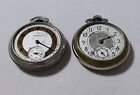 Vintage Lot of 2 Pocket Watch Colby/Criterion-Parts Or Repair Only