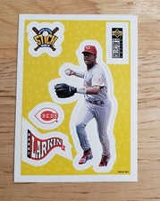 1997 Collector's Choice Stick'Ums #11 Barry Larkin Reds HOF 