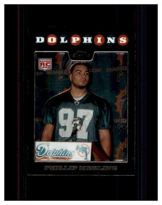 2008 Topps Chrome #TC241 Phillip Merling RC - Miami Dolphins - Image 1 of 2