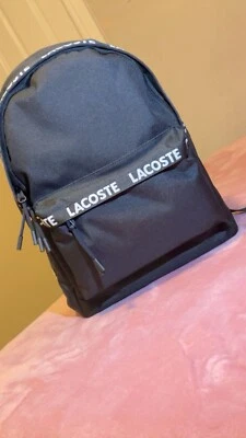 lacoste leather backpack - Image 1 of 2