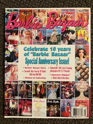 Celebrate 10 years of Barbie Bazaar Special Anniversary Issue August 1998 Vol 10 - Image 1 of 2