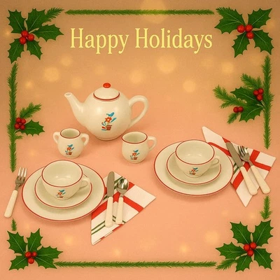 Boneca American Girl Molly ANIVERSÁRIO China Conjunto de Chá COMPLETO NOVO NA CAIXA Pleasant Company - Imagem 1 de 4