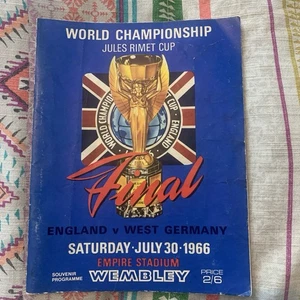 1966 World Cup Final ENGLAND v WEST GERMANY Original Programme *Exc Condition* - Picture 1 of 3
