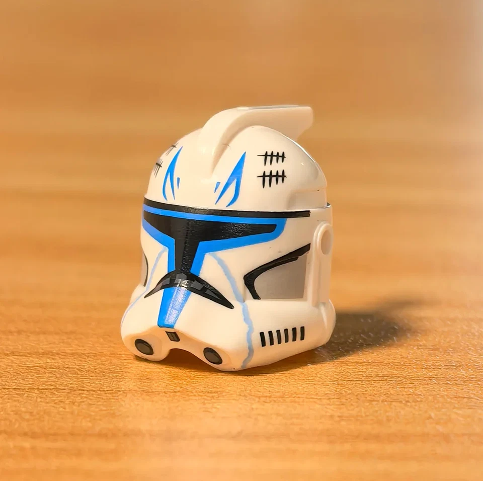 for LEGO GCC ARC Trooper Captain Rex Minifigure Helmet Custom Pad Printed NEW - Image 1 of 1