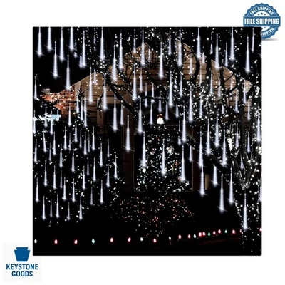 Certified 192 LED Outdoor Cascading Lights – Perfect for Holiday Decor - Image 1 of 4