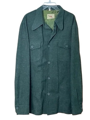 Blazer de lana verde vintage para hombre talla 46 Pg’s People años 70 abrigo deportivo traje chaqueta Foto 1 de 4