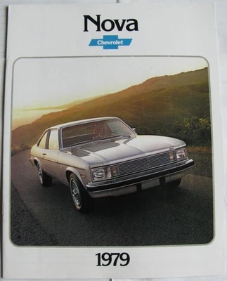 Folleto de ventas de autos Chevrolet Nova 1979 julio 1978 EE. UU. #3807 Foto 1 de 3