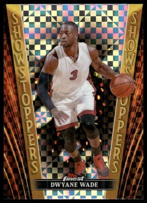 2023-24 Finest #SS-11 Dwyane Wade Showstoppers Checkerboard Refractors - Image 1 of 2