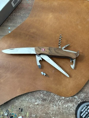 Victorinox Ranger Wood 55 Pocket Knive - Walnut - Image 1 of 4