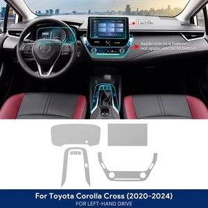 Fit Toyota Corolla Cross 2020-2024 Interior Precut Paint Protection Film PPF TPU - Picture 1 of 13