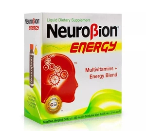 NEUROBION - ENERGY - LIQUID DIETARY SUPPLEMENT - 10 VIALS Exp 10/2027 - Picture 1 of 4