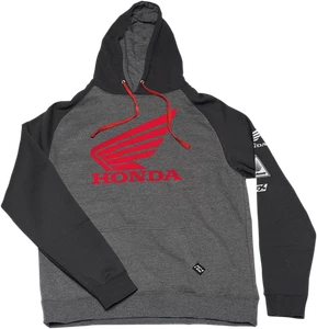 FACTORY EFFEX Honda Wing Hoodie - Black/Charcoal - Large 22-88304 - Bild 1 von 1