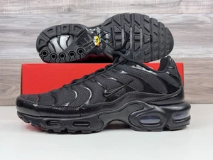 *Men's Nike Air Max Plus "Triple Black" | size 12.5 | 604133 050 No Lid - Picture 1 of 13