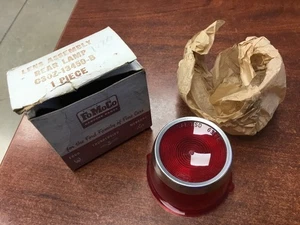 NOS 1963 Ford Fairlane 500 Stop Brake Tail Lamp Lens C3OZ-13450-B New Old Stock - Picture 1 of 10