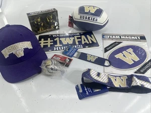 University of Washington Huskies Dawgs Hat Football License Plate Emblem More  - Picture 1 of 16
