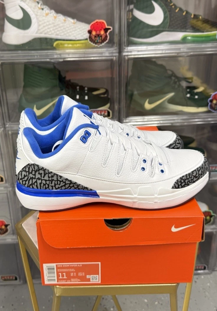 【新品未使用】Nike Zoom Vapor AJ3 Racer Blue完売品 Nike Is Bringing Back Roger Federer's Zoom Vapor AJ3 With A Racer