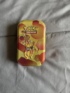 Pokemon TCG 151 Kadabra and Hitmonlee Tin EMPTY (NO PACKS) - Picture 1 of 1