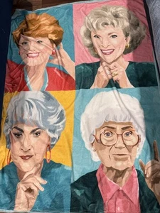 Hallmark Branded The Golden Girls Portrait Blanket 50x60 - Picture 1 of 4