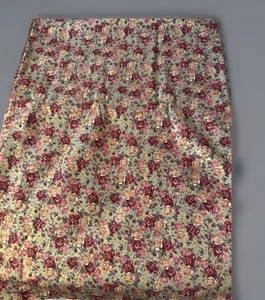 Vintage Royal Albert “Metallic Gold Roses” Fabric ( 2 Yards+32’ X44 Wide) - Picture 1 of 5