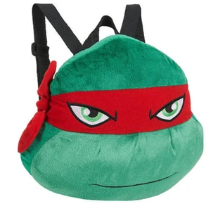 NICKELODEON Ninja Turtles RAPHAEL Plüsch RUCKSACK Reise Kinder Kissen Geschenktüte - Bild 1 von 7