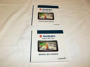 2010 SUZUKI GARMIN ORIGINAL SPANISH NAVIGATION SISTEMA TRIP NAVI. OWNER MANUAL - Foto 1 di 5