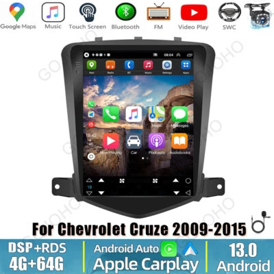64GB For Chevrolet Cruze 2009-2015 Android 13 Car Stereo Radio Wifi Navi CarPlay - Image 1 of 4