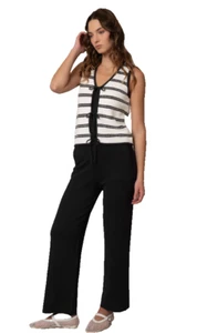 Cyrus Knit Striped Vest + Pant Set NWT Sz S - Picture 1 of 5