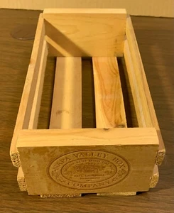 Napa Valley Box Company 12 Cassette Tape Storage Wood Rack Case Crate - GUC - Picture 1 of 4