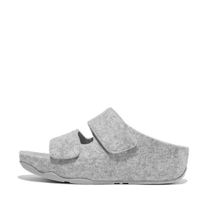 Sandalias FitFlop Shuv E01 FR9-A06 para mujer gris correa ajustable sin cordones - Imagen 1 de 40