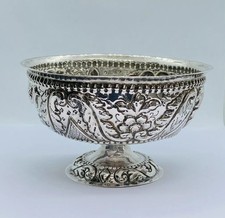 Antique  Dutch Sterling Silver 900 Bowl Dish 1890 Weight 110g