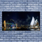 Glasbilder Wandbild Druck auf Glas 140x70 Sydney Brücke Stadt Architektur