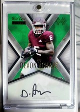 ON CARD Devon Achane Rookie Auto Miami Dolphins 2023 Wild Card Matte #1/7