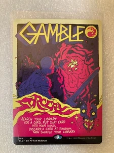 MTG 2020 Magic SLD 188 Non-foil Gamble - Secret Lair Drop Series HAND-DRAWN MINT - Bild 1 von 3