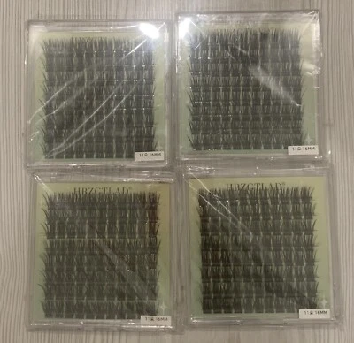 Natural Soft Black Eyelash Cluster, Long Lasting,DIY Beauty LASHES Bulk - Image 1 of 4